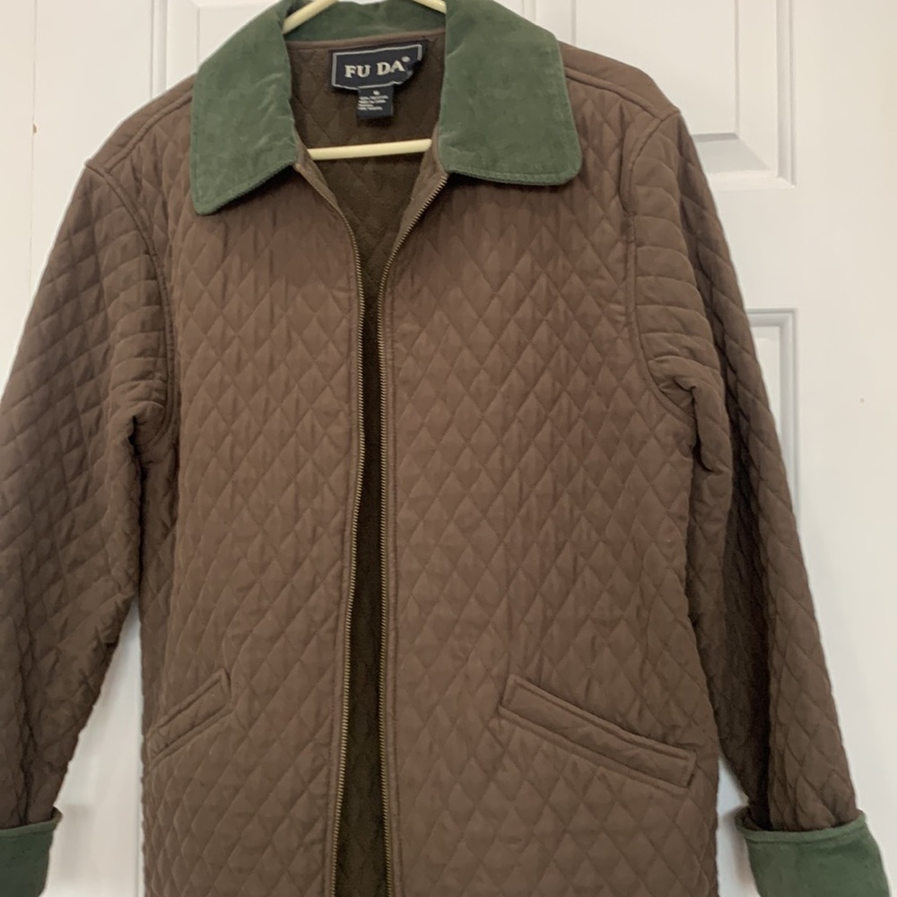 FUDA Jacket quilted with trim